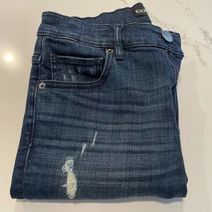 Express Jean Leggings High Rise Distressed Size 6